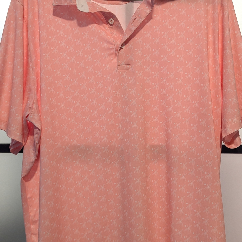 Puma Light Coral Polo Shirt
